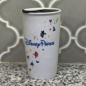 Starbucks Disney Parks 2015 Ceramic Tumbler Traveler Coffee Cup 12 Oz‎